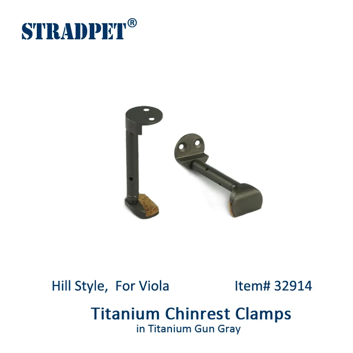 STRADPET титановые зажимы для Chinrest винты из титана яркие и серые в стиле холма