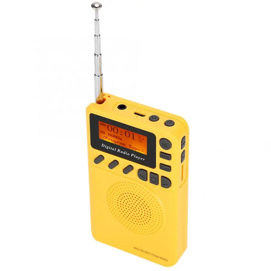 Мини карманный цифровой DAB + FM плеер радио с ридером MP3-плеер fm-радио стерео