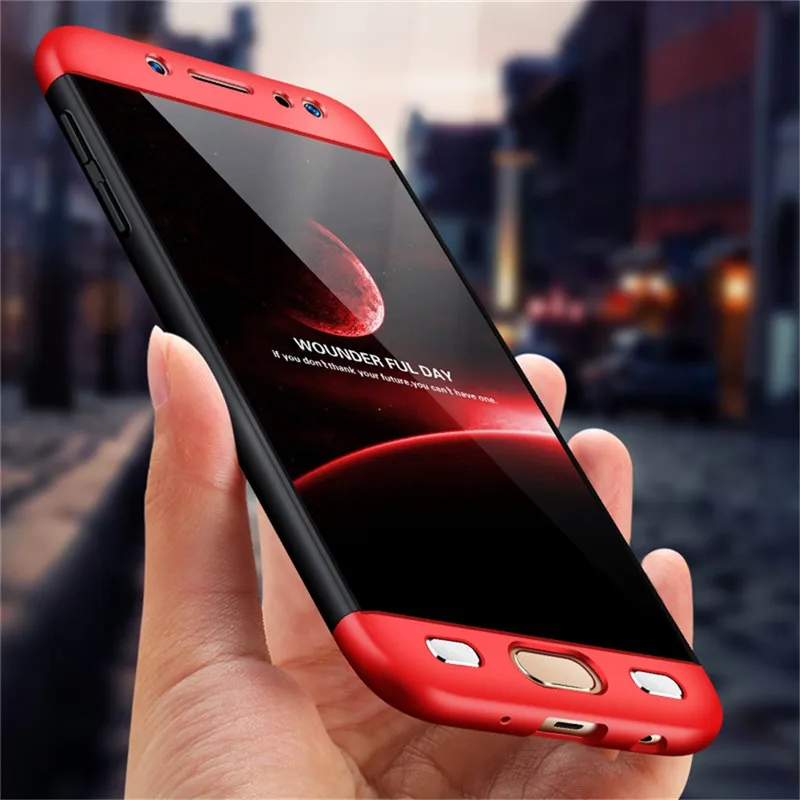 BONVAN 3 в 1, полный защитный чехол для samsung Galaxy J7, J5, J3 Pro, J7Pro, жесткий чехол с эффектом потертости для samsung j7, европейская версия, чехол