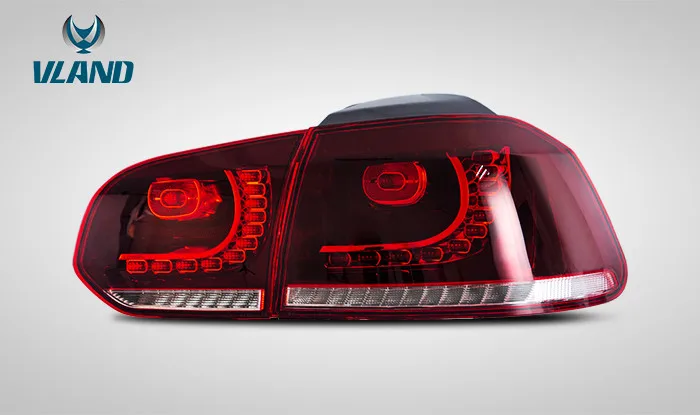 Vland завод для MK6 задний фонарь VW Golf 6 задние фонари 2010 2011 2013 2015 2016 R20 светодиодный с