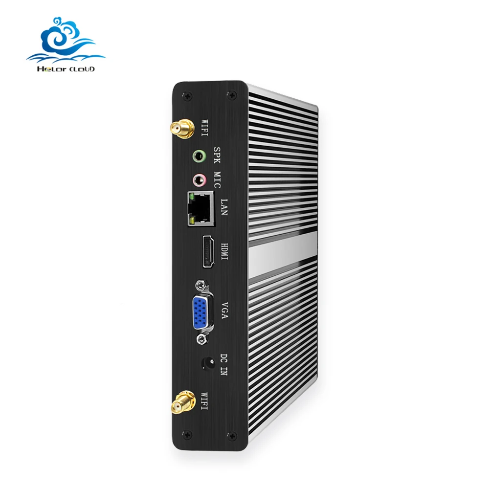 HLY компьютер Мини безвентиляторный Celeron J1900 N2930 Мини ПК Windows 7 VGA HDMI Wifi USB3.0 Celeron N2807 микрокомпьютер