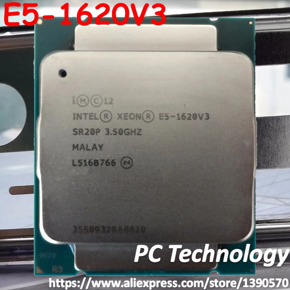 Оригинальный процессор Intel Xeon E5 1620 v3 4 ядра 3 50 ГГц 10 МБ 2133 DDR4 МГц TPD 140 Вт бесплатная