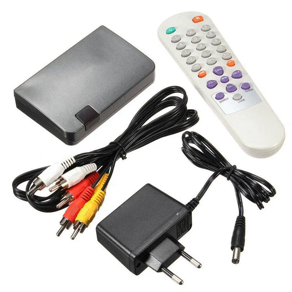 LeadingStar RF в AV аналоговый ТВ приемник конвертер модулятор адаптер питания USB с видео