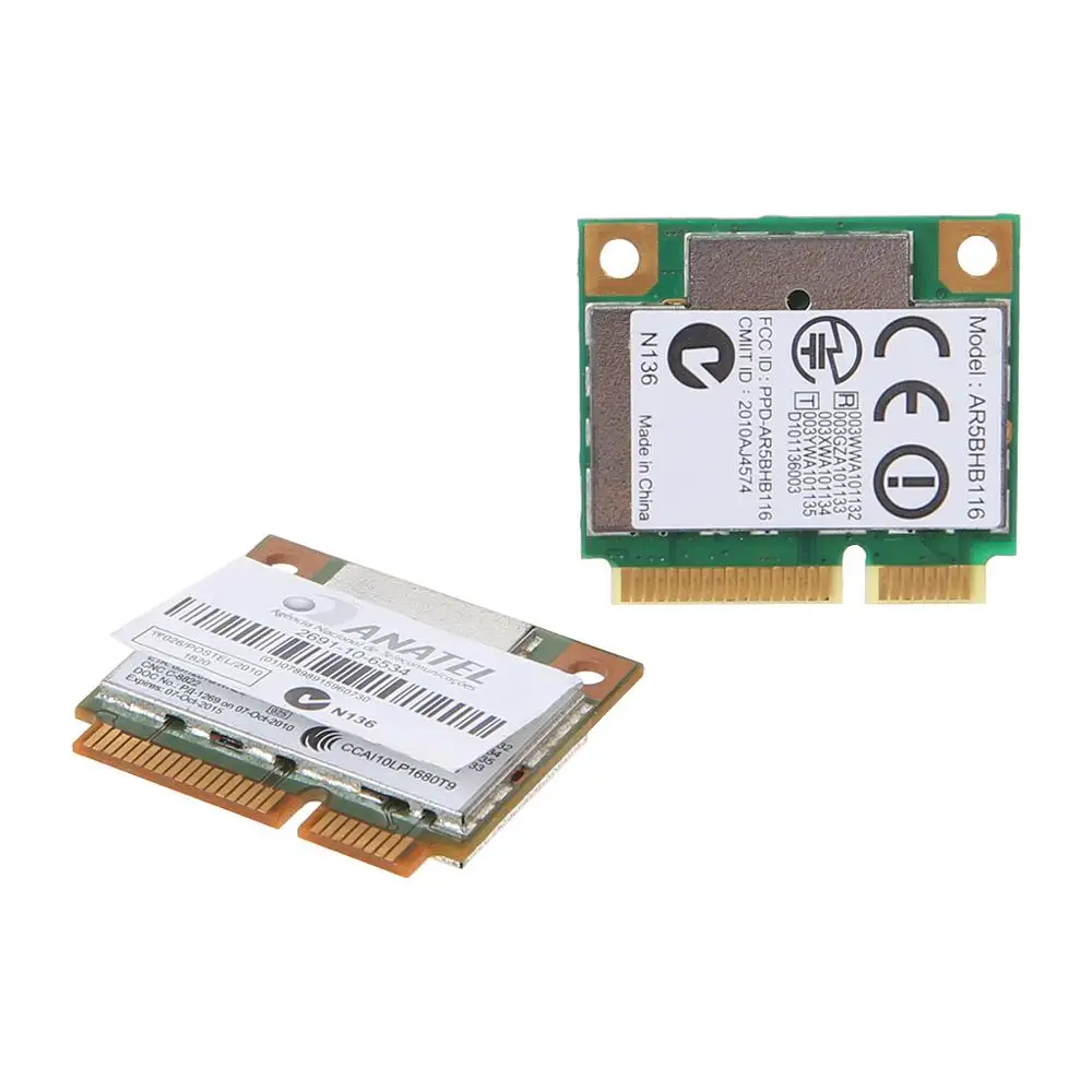 Atheros AR9832 AR5BHB116 2 4/5 ГГц одноchip 300 Мбит/с 802.11n MINI PCI E беспроводная карта Wi Fi WLAN