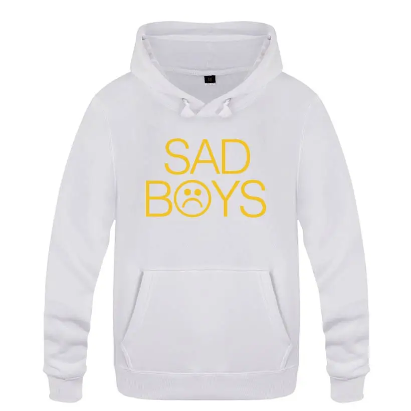 Sad Boys YUNG рок толстовки для любителей музыки Для мужчин 2018 с капюшоном флисовый