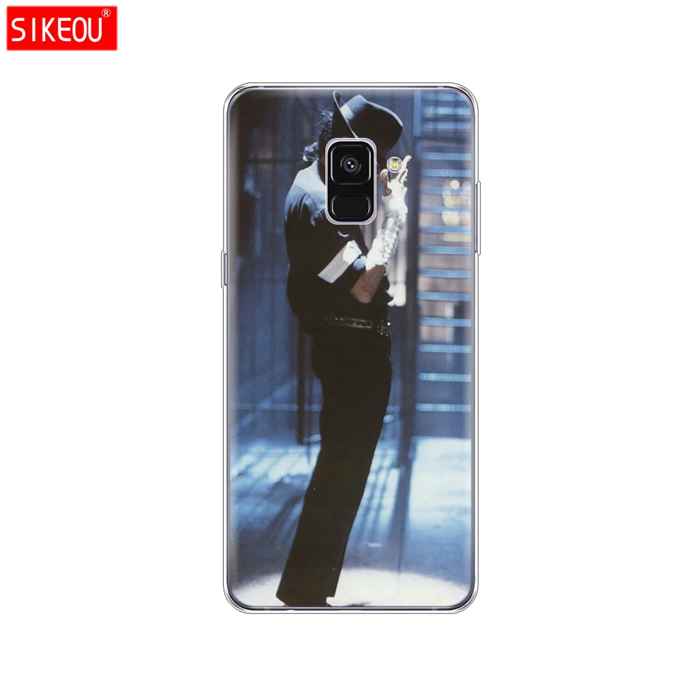 Silicone phone case cover for Samsung Galaxy A8 2018 A3 A310 A5 A510 A7 2016 2017 Michael jackson | Мобильные телефоны и