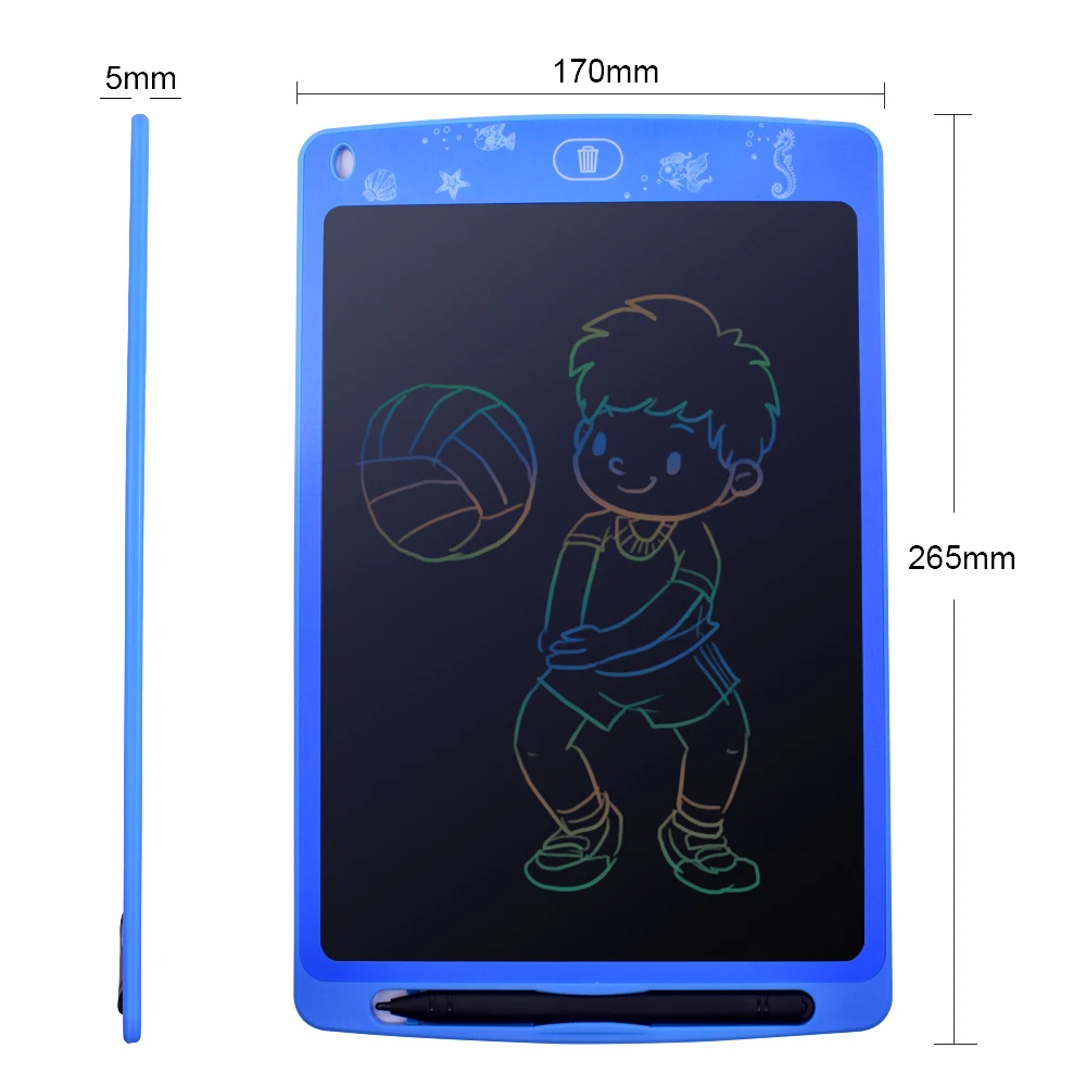 CHIPAL 10 ''lcd письмо и рисование планшет цифровая электронная доска стираемый офисный коврик безбумажный перезаписанный блокнот с стилусом