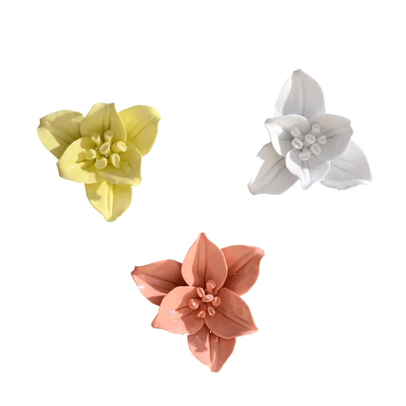 Керамическая Орхидея настенные декоративные тарелки фарфор цветок украшения