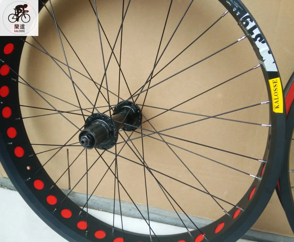 Колеса Ступицы Kalosse F135/ R190mm цветные покрышки 26*4 0 с 36 отверстиями для