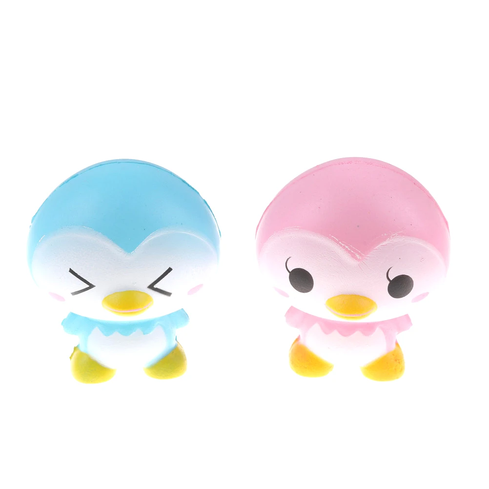 Slow Rising Lovely Cartoon Penguin Soft Cellphone Straps Toy Gift Funny Elastic Environmentally PU Charm Randomly | Игрушки и хобби