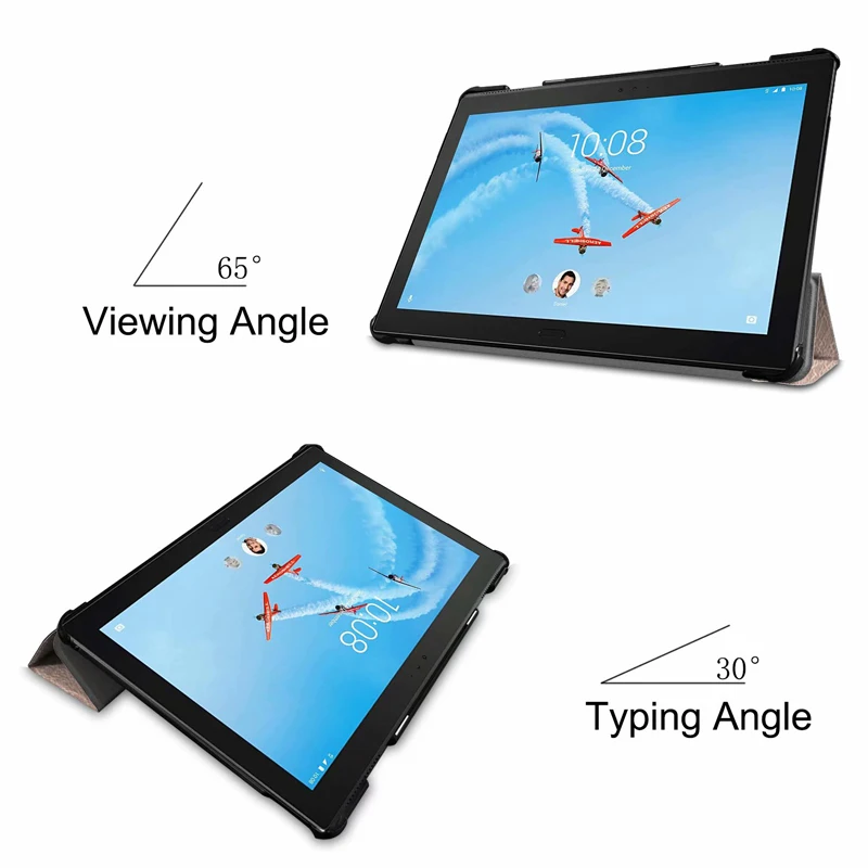 Чехол для Lenovo Tab P10 деловой чехол-подставка из искусственной кожи защитный чехол