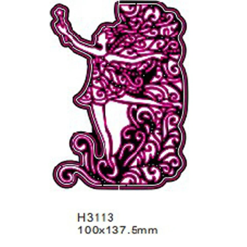 Красота кружева полый край фона металлические трафареты для пресс-формы