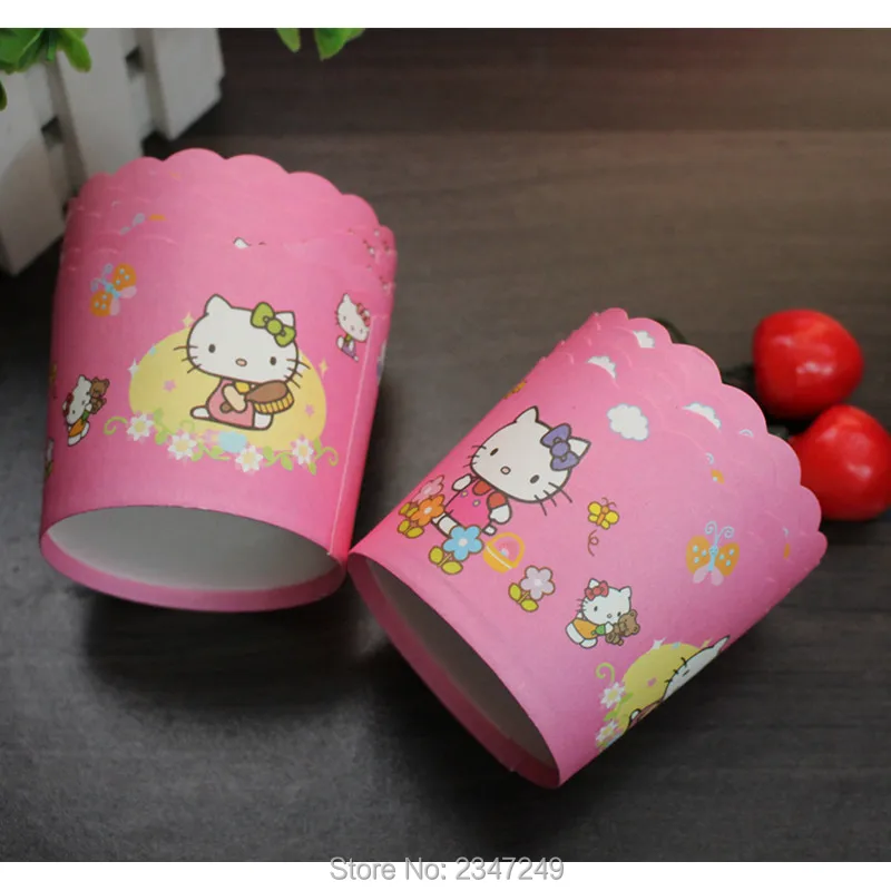 50 шт. в партии разноцветная бумага формочки для кексов маффинов бумажные