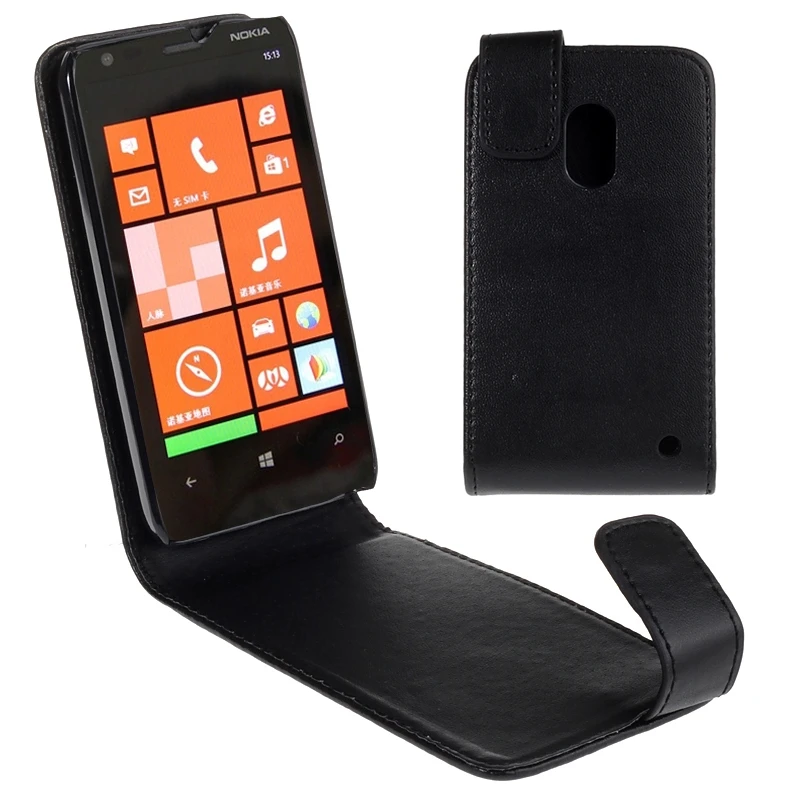 Высококачественный пластиковый чехол из искусственной кожи для Nokia Lumia 620 |