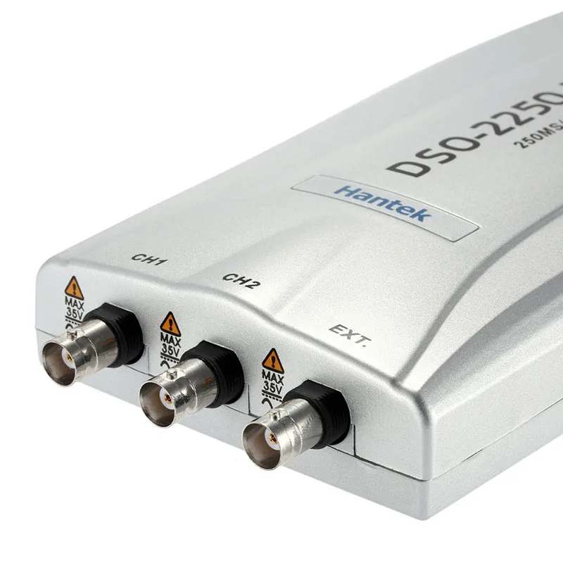 Hantek DSO2250 PC USB осциллограф 2 цифровых каналов DSO 2250 100 МГц полоса пропускания 250MSa/s