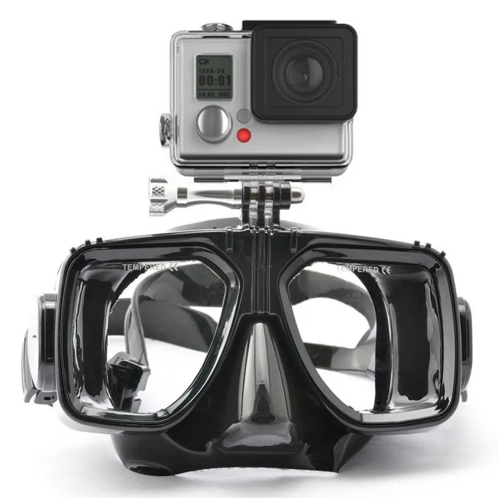 Маска для дайвинга Gopro очки плавания с трубкой закаленное стекло GoPro Hero7/6 Hero5 XiaoYi