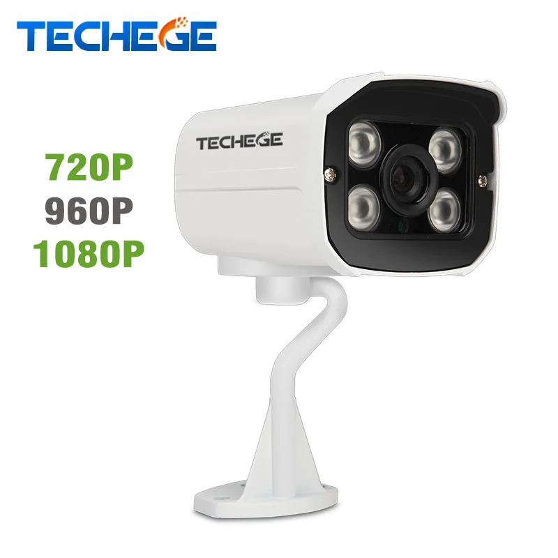 Techege 1080 P IP Камера HD 2.0mp безопасности ночного видения ONVIF обнаружения движения P2P ИК