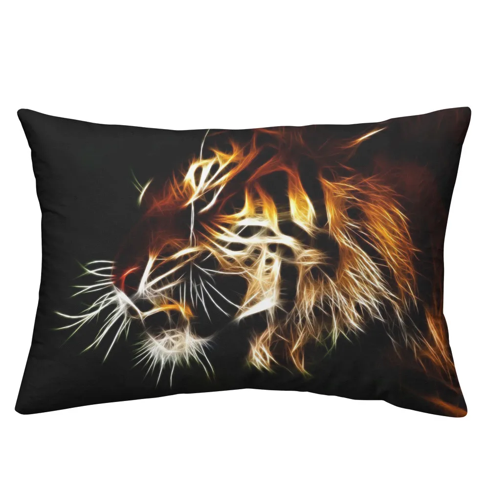 

3D Tiger Bedding Set Animal Lions Design Duvet Cover Set King Queen Quilt Cover Pillowcase Soft Bedclothes Home Decor B35