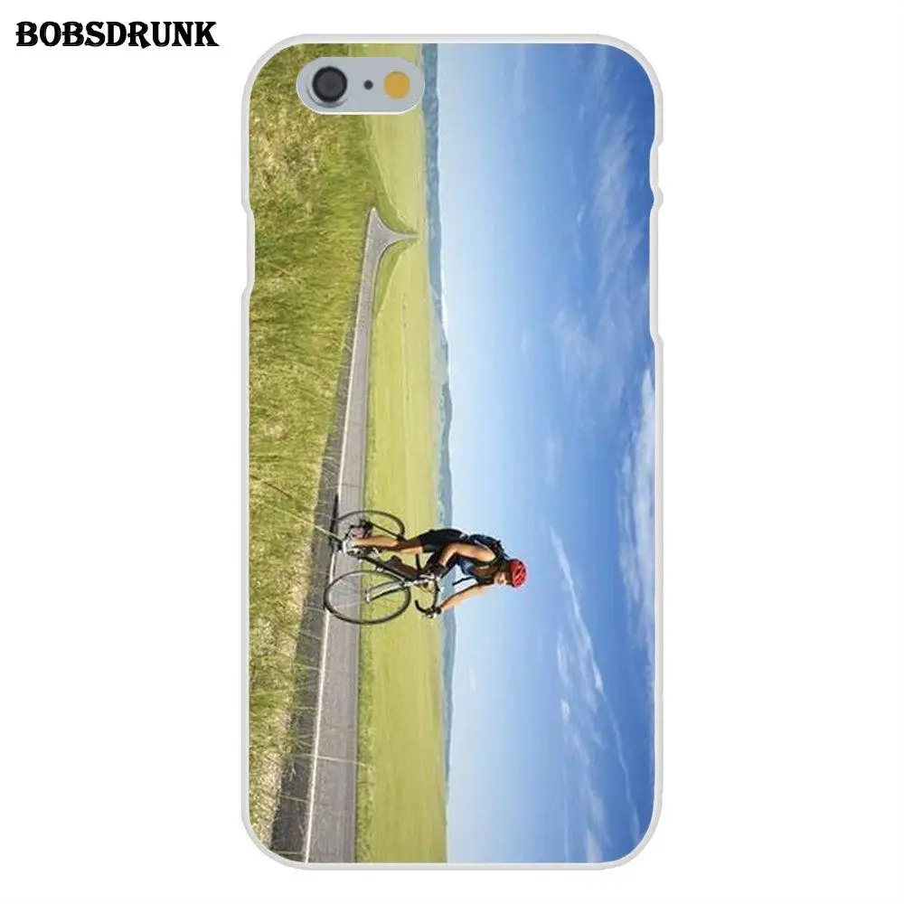 as picture EJGROUP Мягкий Силиконовый ТПУ прозрачный крутой лучший чехол для iPhone 4 4S 5 5C SE 6 6 S 7 8 Plus X велосипедный велосипед Велоспорт - Цвет: as picture