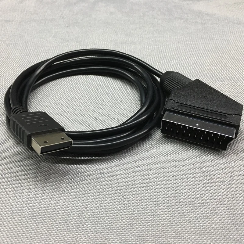 FZQWEG 10 шт. Scart видео соединительный кабель 6 футов реальный RGB провод проводной AV
