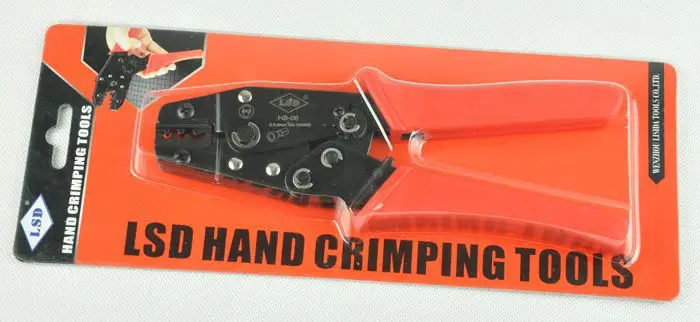 Новейшие HS-06 обжимные плоскогубцы неизолированные кабельные звенья