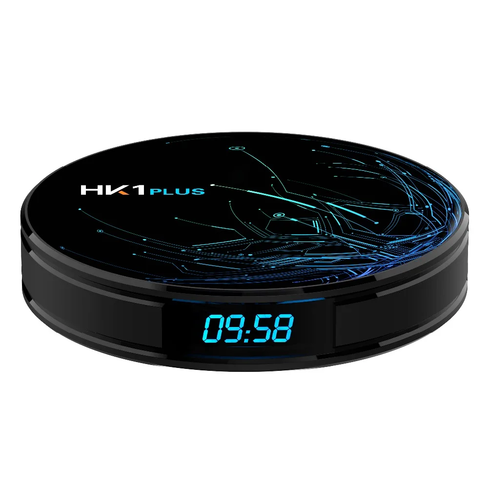 Amlogic S905X2 четырехъядерный HK1 Plus TV BOX 4G 32G/4G 64G Android 9 0 Мини ПК HDMI AV OUT USB3.0 RJ45 Bluetooth 4 мини
