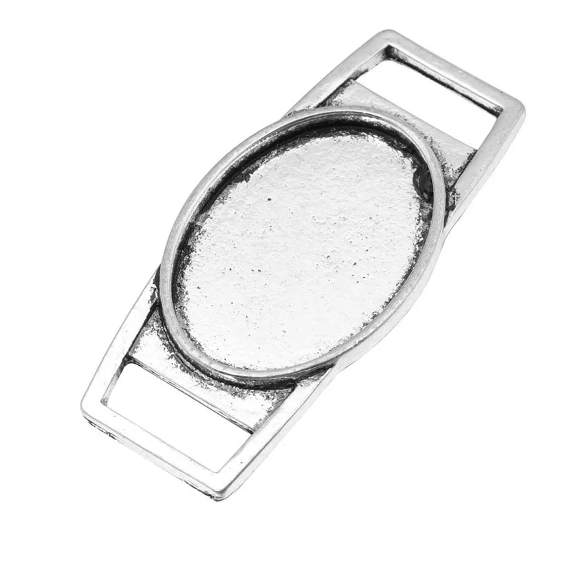 10 шт./лот настройки браслета в стиле ретро кабошоны основа Безель подносы