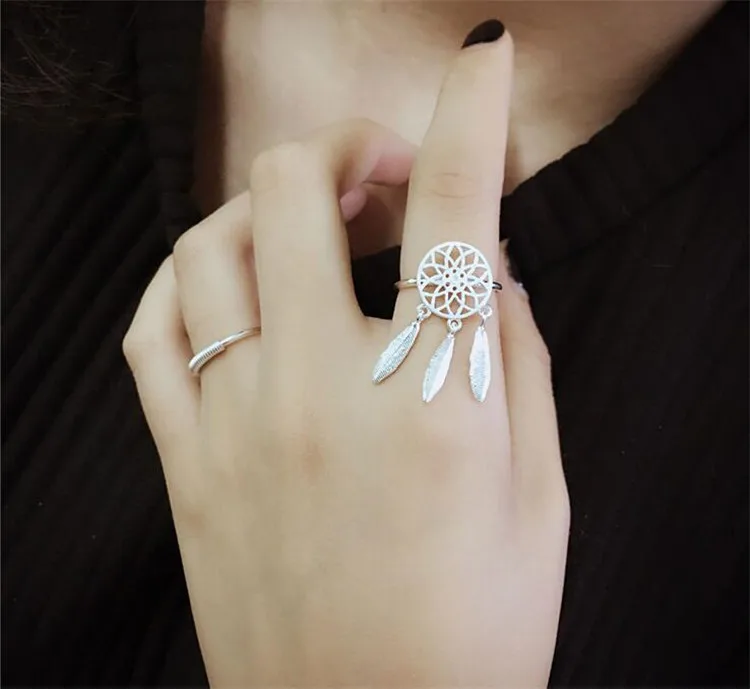 

Hot sell fashion sunflower female 925 sterling silver ladies finger rings birthday gift wholesale cheap women girl jewelry