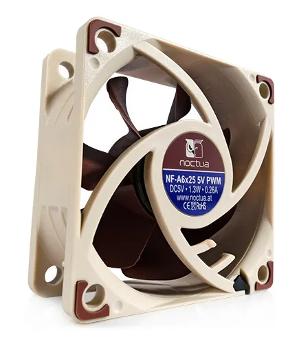 Вентилятор для охлаждения Noctua 5 В 60 мм 19 3 дБ (А) вентилятор радиатора компьютерные