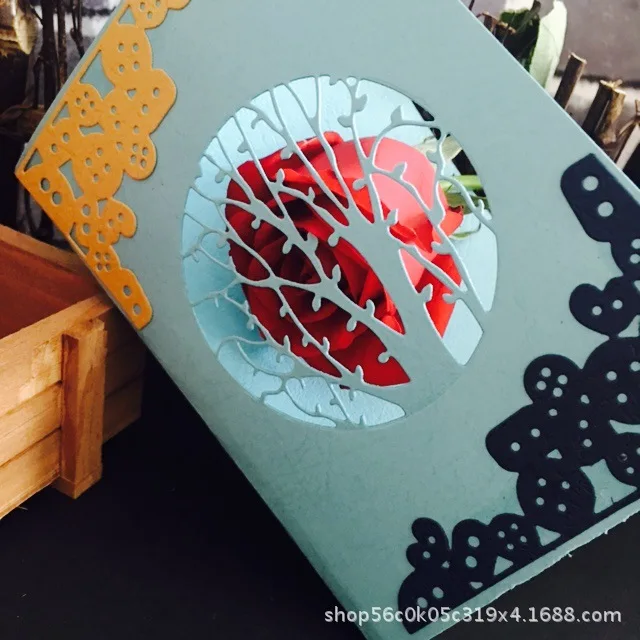 Leaves cover Metal Cutting Dies For Scrapbooking Die Cut DIY Paper Cards Craft Snijmal En Embossing Tools | Дом и сад