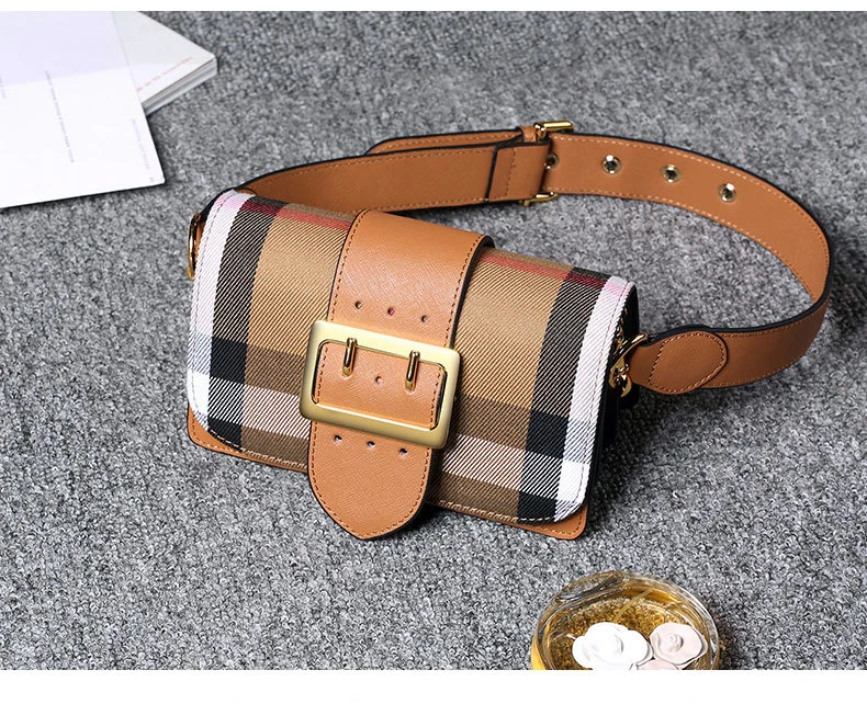 Women Fashion Square Messenger Bags,Leisure Purse Lock Luxury Handbags,Genuine Leather Shoulder Crossbody Bag For Women