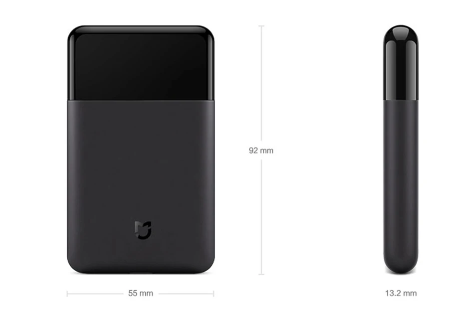 Xiaomi электробритва для USB перезаряжаемая 60HRC Япония сталь мужская умная Mijia Мини Портативная полностью Металлическая электрическая бритва