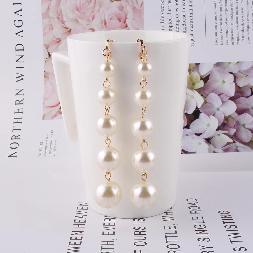 Жемчужные клипсы JIOFREE