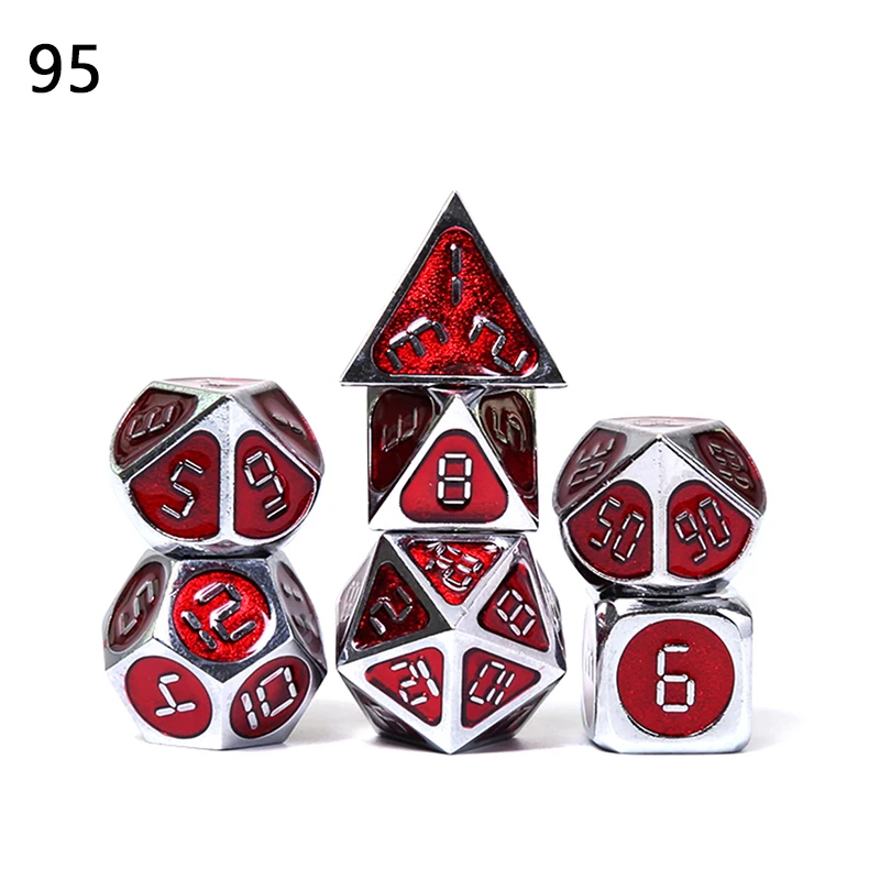 Chengshuo rpg кости Металлические dnd набор многогранных подземелья и дракона настольная игра цинковый сплав доступны в нескольких цветах d20 10 8 12