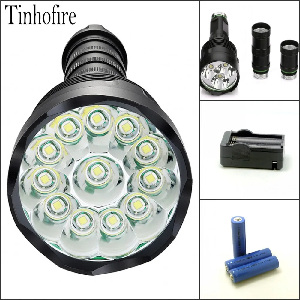 Tinhofire CX 3/4/5/6/7/8/9/10/11/12 CREE XM L T6 4000 20000 люмен 5 режисветильник светодиодный фонарик