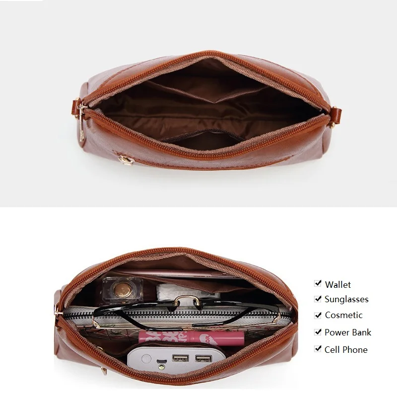 

2018 New Retro Ladies Simple Solid Color Shell Shoulder Bag Fashion Casual Women's Crossbody bag ZXL11