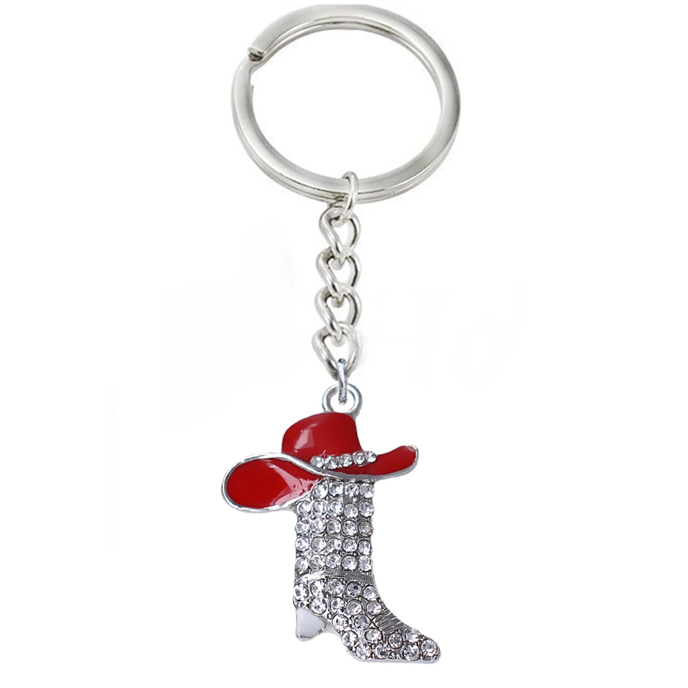 Изысканная ковбойская шляпа с эмалью Стразы инкрустированным металлическим