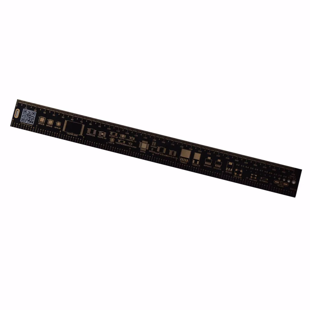 Многофункциональный PCB линейка EDA измерительный инструмент Высокоточный транспортир 30 см 11,8 дюймов