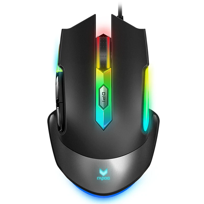 Мышь игровая Проводная Rapoo V302 7000 точек/дюйм 7 программируемых кнопок | Компьютеры