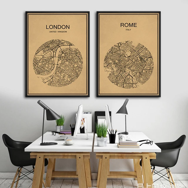 Круглая наклейка в стиле ретро с надписью Бангкок | Дом и сад