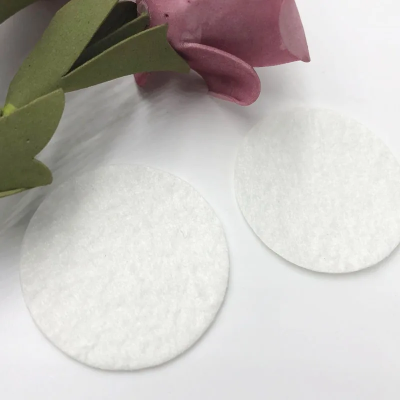 

50pieces/lot 40mm White Padded Felt round shape craft/ DIY Appliques Clothing decoration Scrapbook