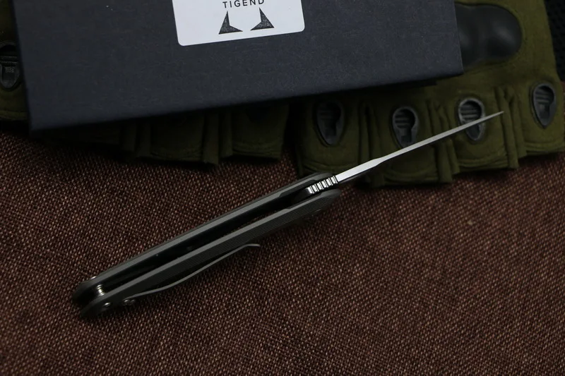Складной нож TIGEND Maker 2 Flipper S35VN титановая ручка подшипник кемпинг искусство