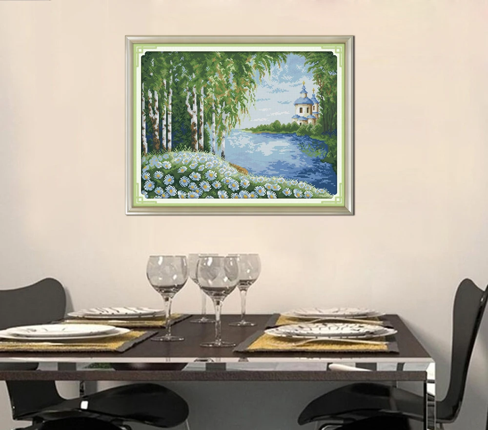 Набор для вышивки крестиком Joy Sunday сделай сам набор рукоделия Китайская вышивка