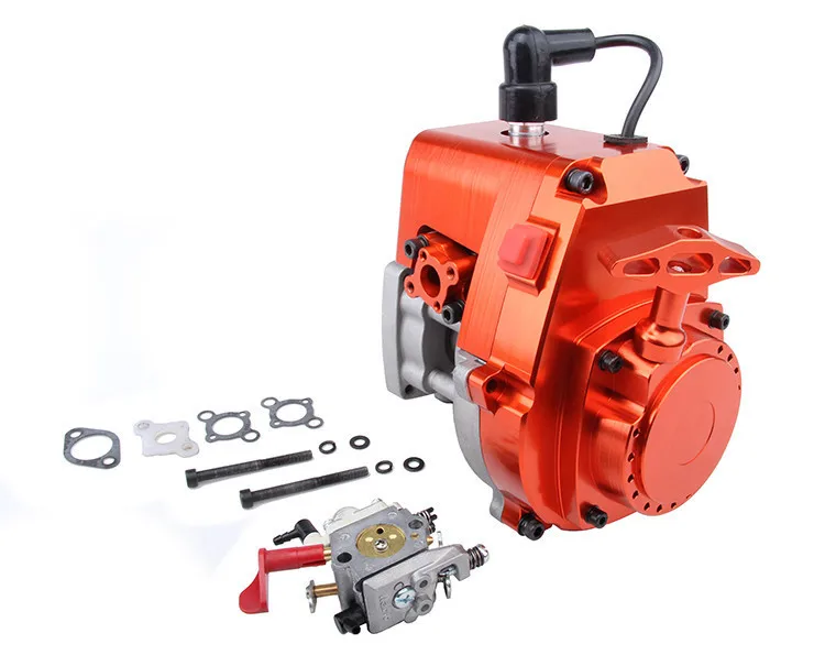 CNC металлический 4 Болт 30.5cc двигатель Walbro карбюратор NGK Свеча зажигания для
