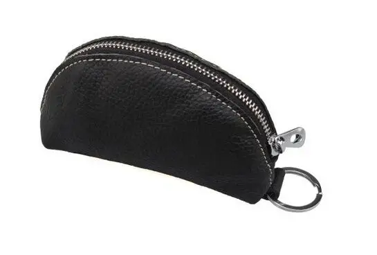 Black XZXBBAG, модный кошелек из натуральной кожи для монет, женский,,, на молнии, маленький кошелек, женский, для мелочи, кошелек, мини, Zero, кошелек - Цвет: Black