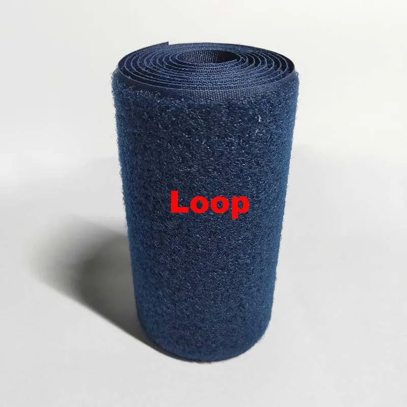 Only loop 10 см ширина синий велькрос без клея Крюк Петля Крепежная лента для шитья волшебная лента наклейка velcroing ремень кутюр полоса - Цвет: Only loop