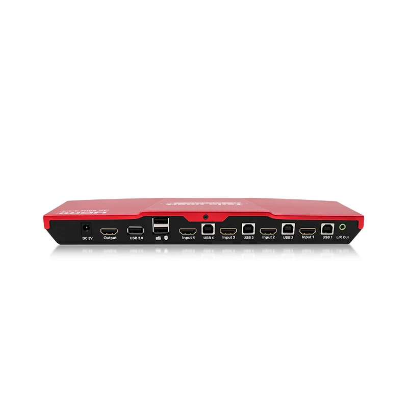 Tesla Smart HDMI 4K@ 60 Гц высококачественный hdmi KVM переключатель 4 порта USB KVM HDMI переключатель поддержка 3840*2160/4K*2K@60Hz дополнительный порт USB2.0