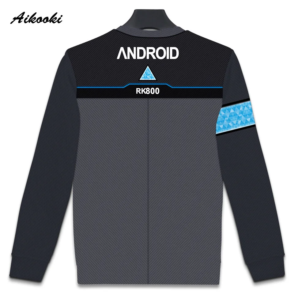RK800 Детройт стать человеком 3D Толстовка Для мужчин/Для женщин хип хоп толстовки