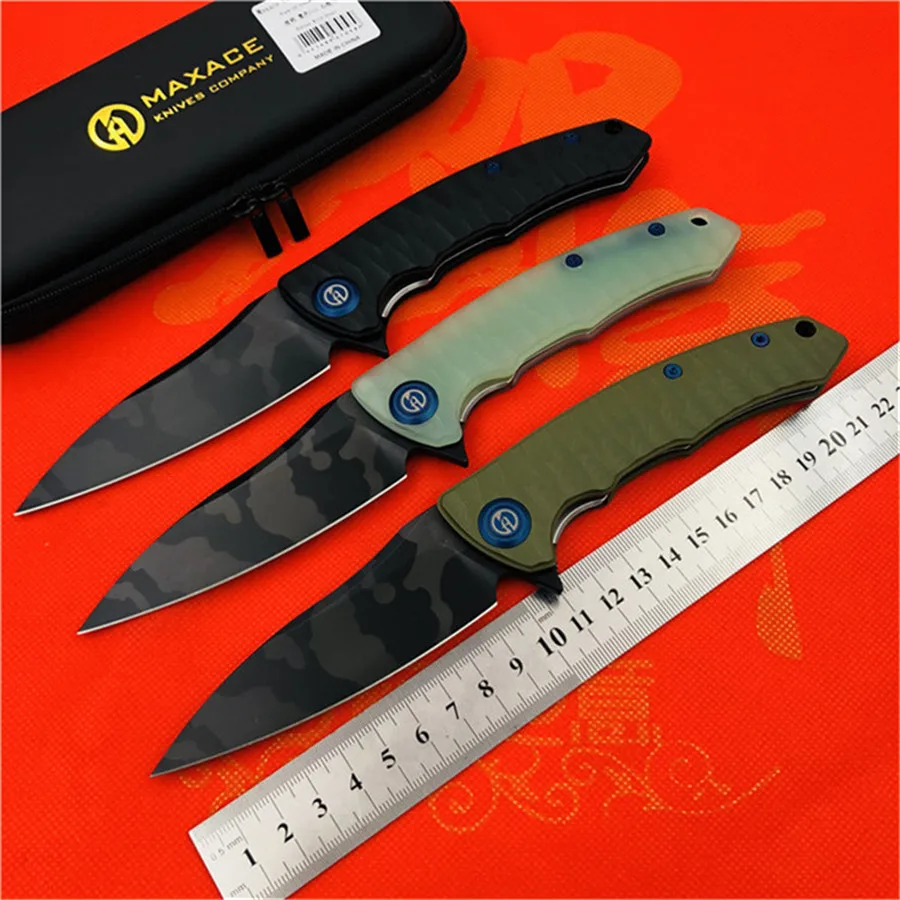 MAXACE Raven K складной нож G10 Ручка Bailu K110 стальной s Открытый Кемпинг рыболовные