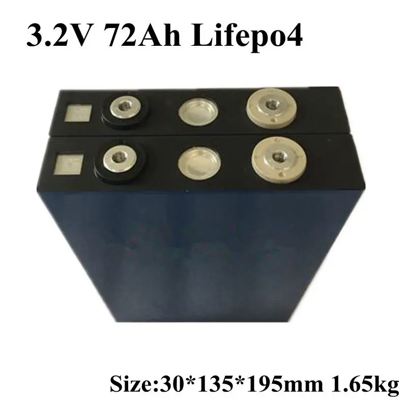 3 2 v 80Ah Lifepo4 батарея большой емкости 72Ah батареи для аккумуляторной Diy инвалидной коляски солнечной энергии